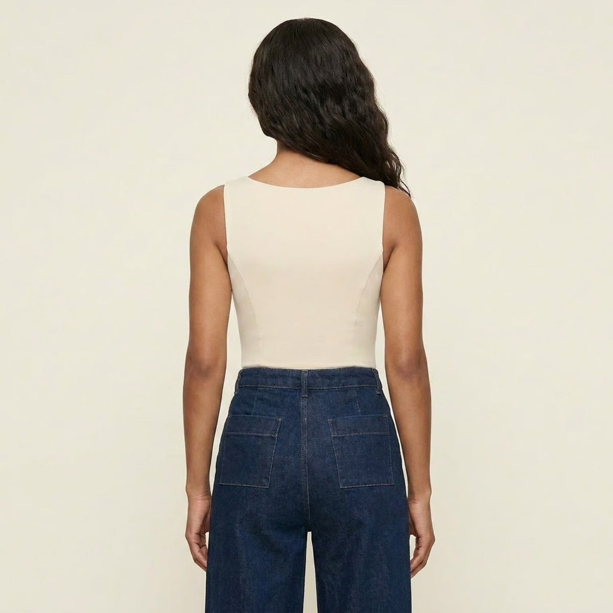 LARISA Scoop Neck Bodysuit | Supportive Shoulder Straps