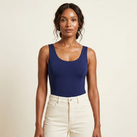 LARISA Scoop Neck Bodysuit | Supportive Shoulder Straps