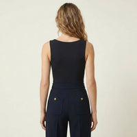 LARISA Scoop Neck Bodysuit | Supportive Shoulder Straps