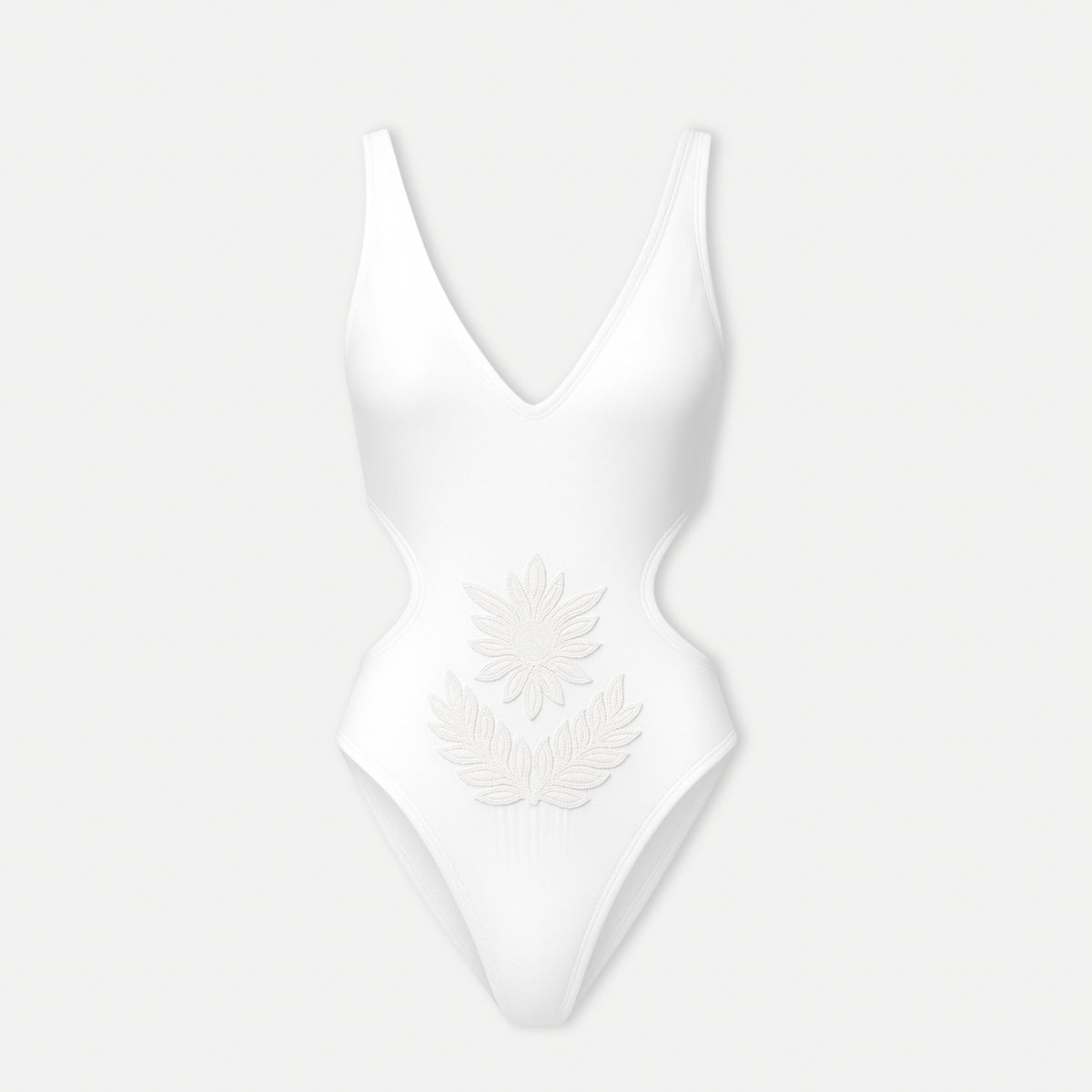 EMBROIDERY SWIM ONE PIECE