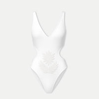 EMBROIDERY SWIM ONE PIECE